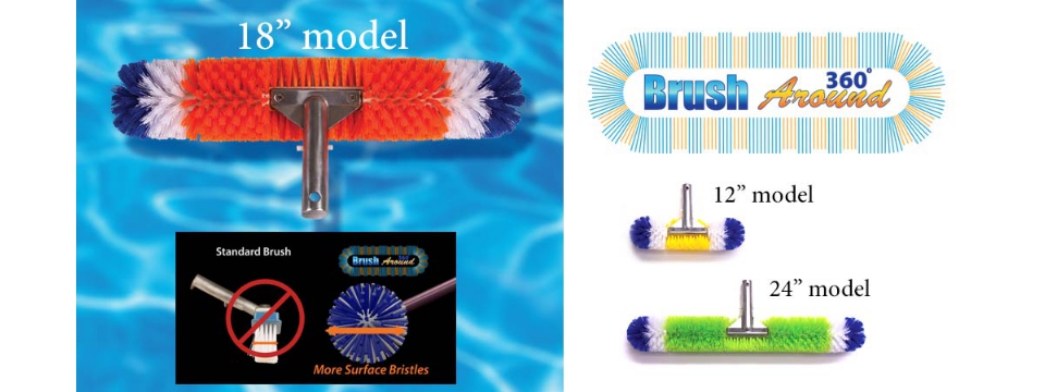 Blue Torrent / 360 Brush Around Pool Brush