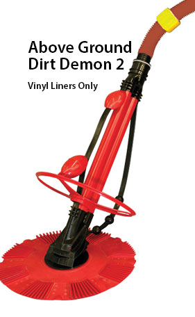 above ground auto pool cleaner dirt demon 2