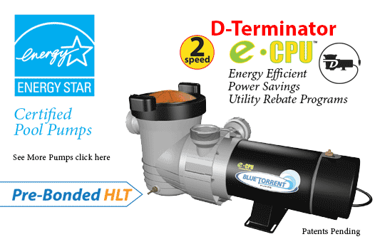 energy star certified pool pump with ecpu technology