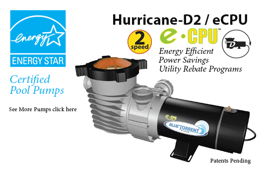 energy star certified pool pump with ecpu technology