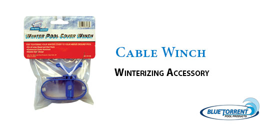 cable winch for winter cover