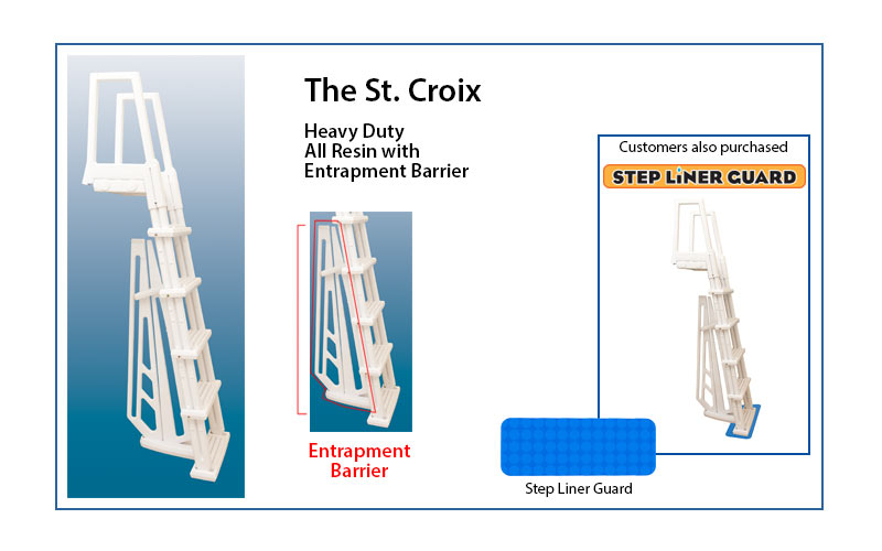 The St. Croix resin step ladder